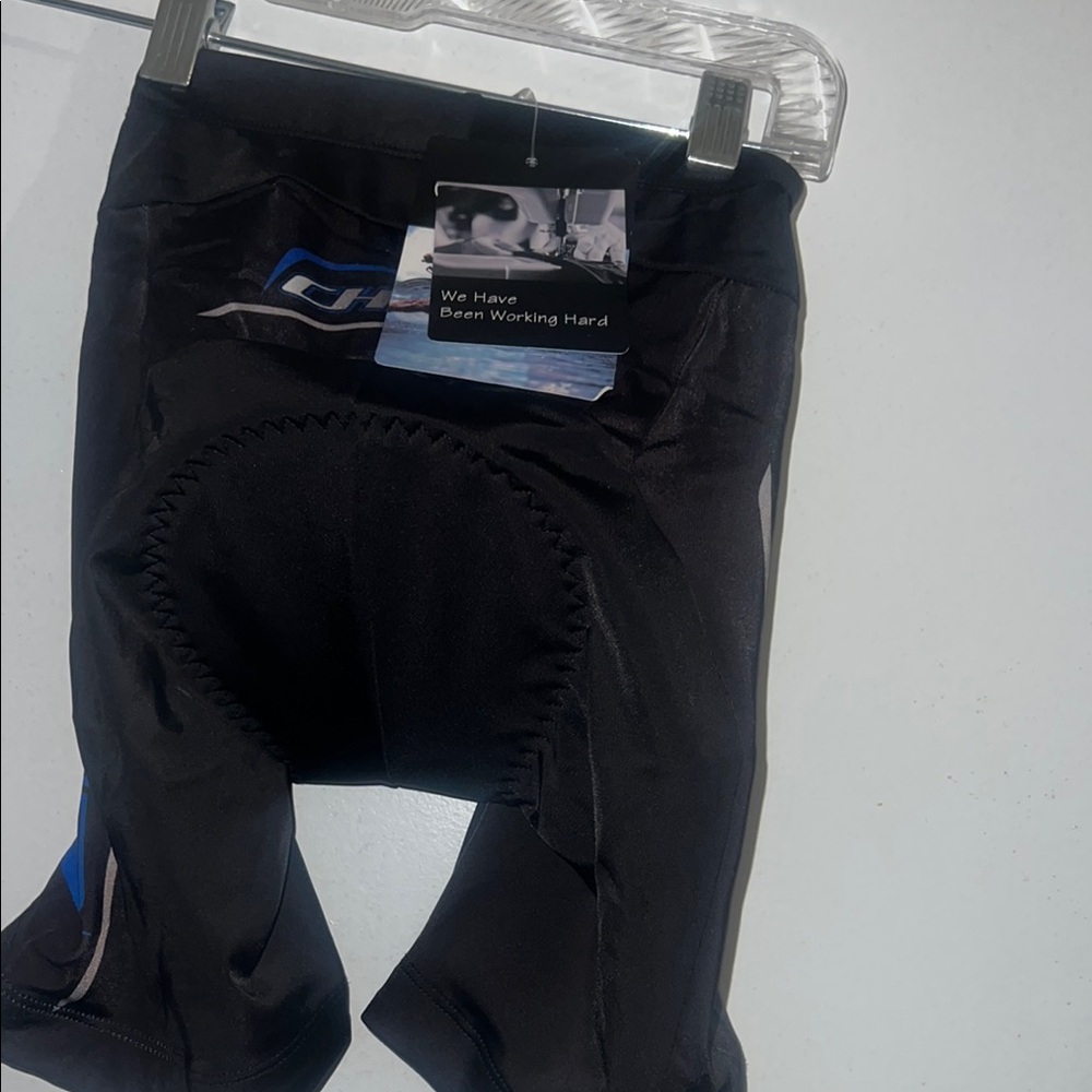 Cheji Black and Blue Cycling Shorts